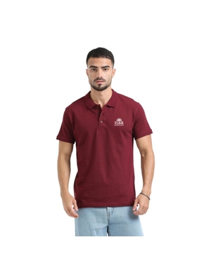Greys&Blues Organic Polo Plain Tshirt- Maroon